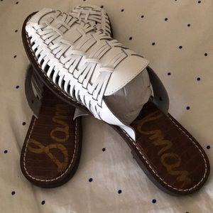 Sam Edelman white mule.